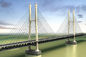 Steel Truss Cable Stay Bridges Suspension With High Strength