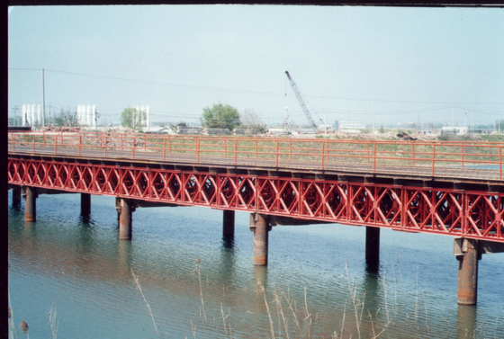 Cb250 Geprefabriceerd Staal Bailey Suspension Bridge Length 2587.6m